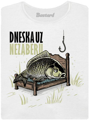 Dneska už nezaberu dámské tričko s lemem White