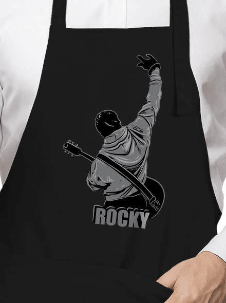Rocky zástěra Black