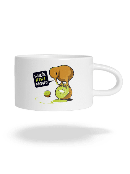 Kiwi hrnek makronka White