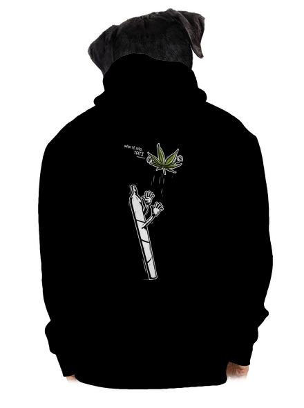 Joint a syn pánská mikina na zip Black
