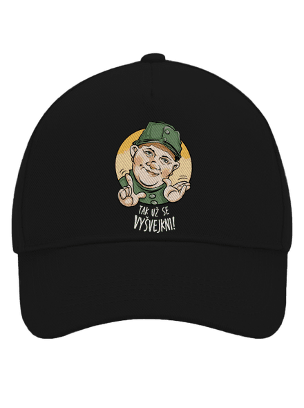 Vyšvejkni se kšiltovka baseballka Black