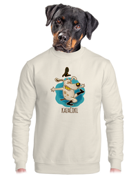 unisex mikina bez kapuce