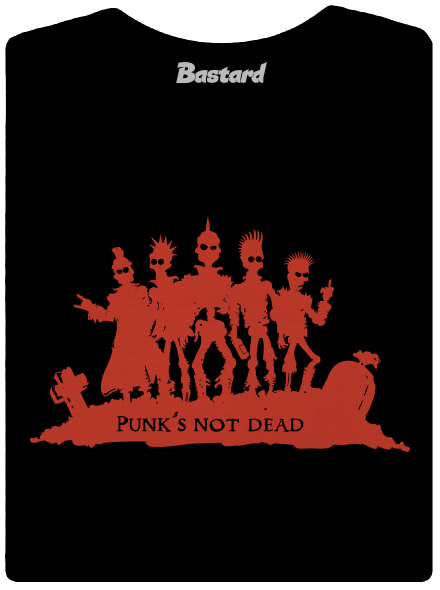 Punks Not Dead dámské tričko premium Black