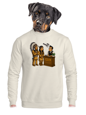 unisex mikina bez kapuce
