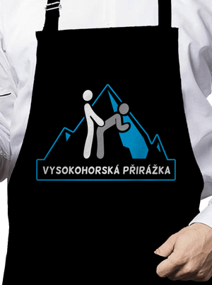 Vysokohorská přirážka zástěra Black