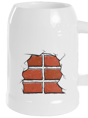 Cihličky půllitr White