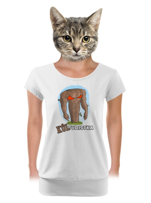 dámské tričko s lemem