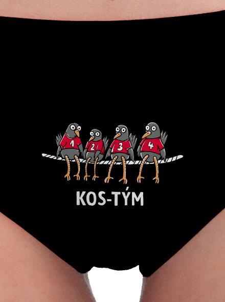Kos-tým dámské kalhotky Black