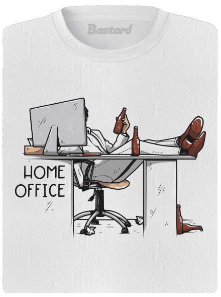 Home Office dámské sportovní tričko White