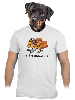 Mám kulatiny pánské tričko White