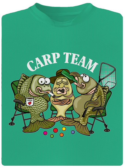 Carp Team pánské sportovní tričko Mint Mal