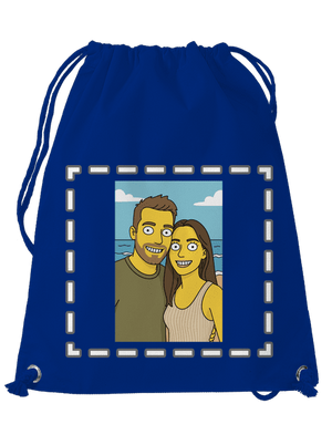 Simpsonovi z vlastní fotky vak Royal Blue Mal