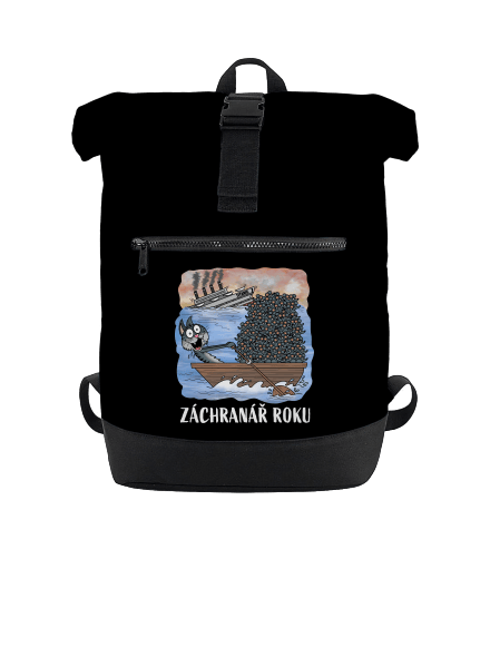 Záchranář roku batoh Black