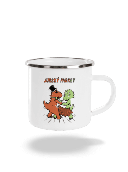 Jurský parket plecháček White