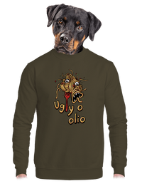 unisex mikina bez kapuce