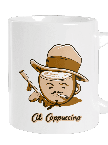 Al Cappuccino velký hrnek White
