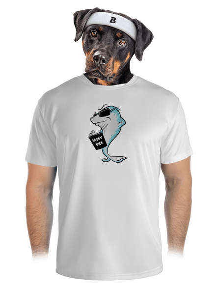 Moby Dick pánské sportovní tričko White