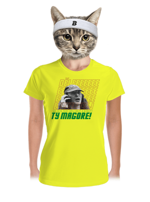 B18: Jiří Kára dámské sportovní tričko Neon Yellow