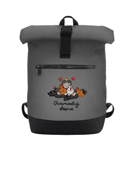 Rozmazluji slepice batoh Grey Marl