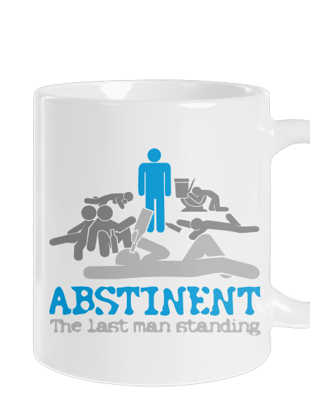 Abstinent klasický hrnek White