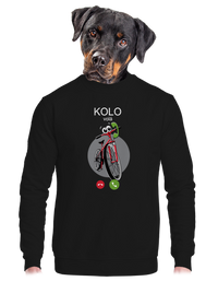 unisex mikina bez kapuce