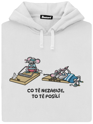 Co tě nezabije dámská mikina klokanka White