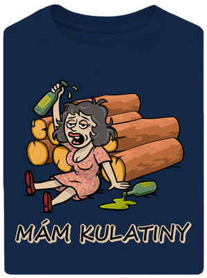 Mám kulatiny unisex tričko oversized Midnight Blue