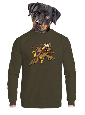 unisex mikina bez kapuce