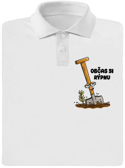 Občas si rýpnu pánská polokošile White