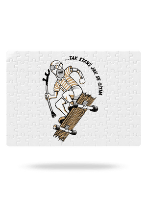 Starý, jak se cítím puzzle White