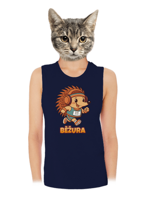 Běžura dámské tílko volné Navy