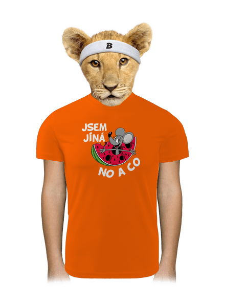 Jsem jiná dětské sportovní tričko Neon Orange