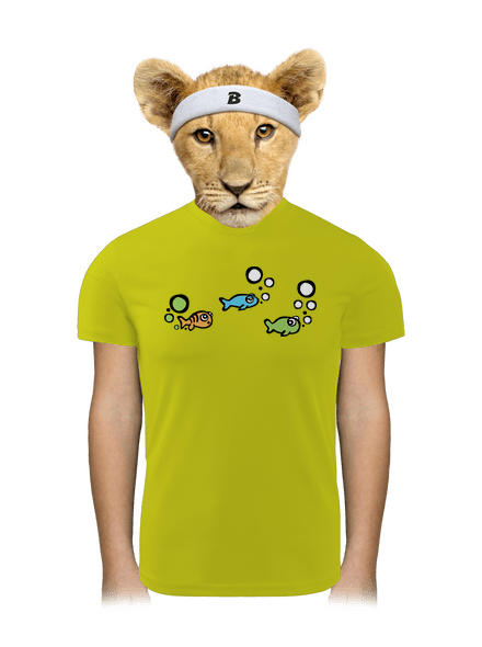 Nehoda dětské sportovní tričko Neon Yellow