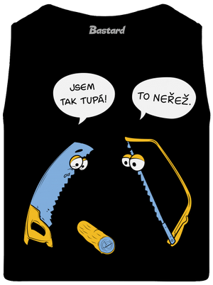 Tupé pily pánské tílko Black