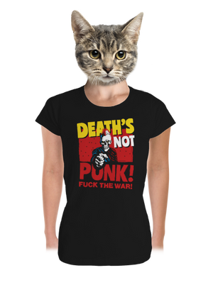 Death's not punk dámské tričko premium Black