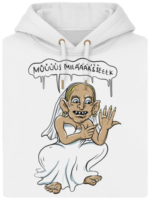 Snubní milášek unisex mikina premium Snowwhite