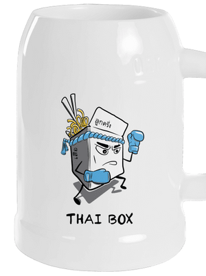 Thai box půllitr White