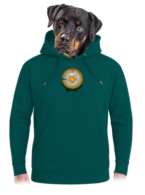 Pivní horoskop: Rak unisex mikina premium Emerald Green