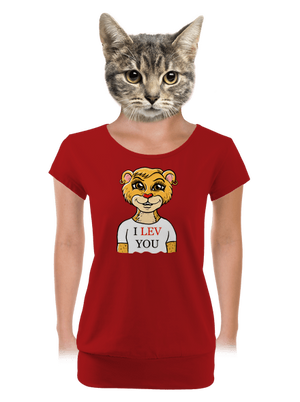 dámské tričko s lemem