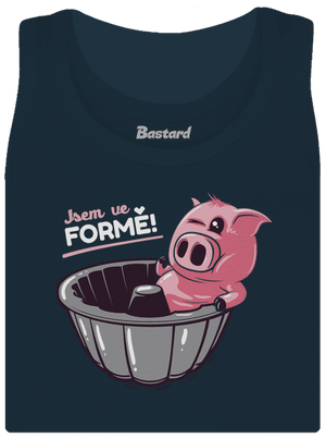 Ve formě dámské tílko klasické Navy