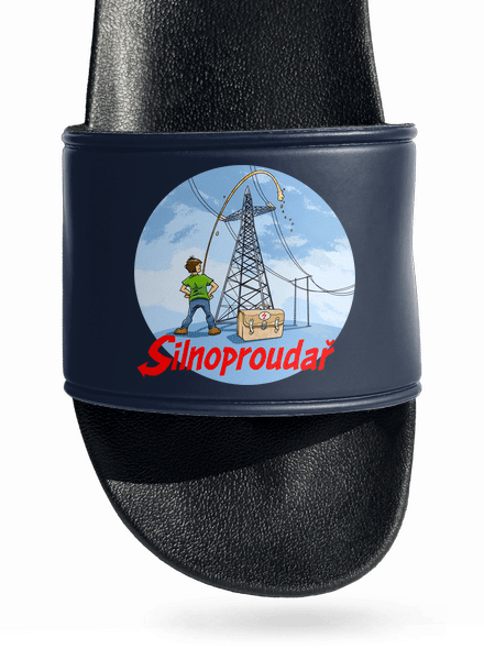 Silnoproudař pantofle Navy
