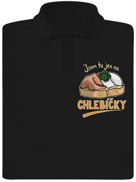 Na chlebíčky pánská polokošile Black