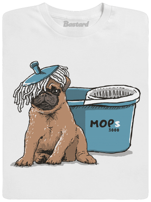 Mops pánské tričko White