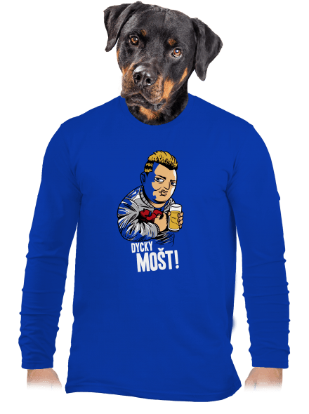 Dycky mošt pánské dlouhý rukáv Royal Blue