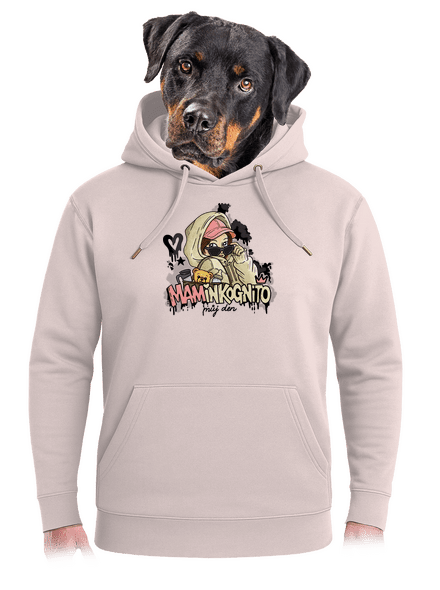 Maminkognito unisex mikina premium Rose Chalk