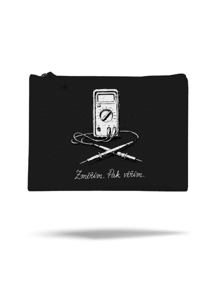 Změřím, pak věřím taštička Black