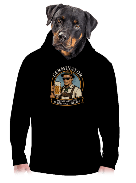 Germinator pánská mikina klokanka Black