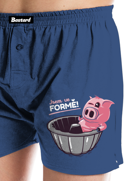 Ve formě pánské trenky Blue