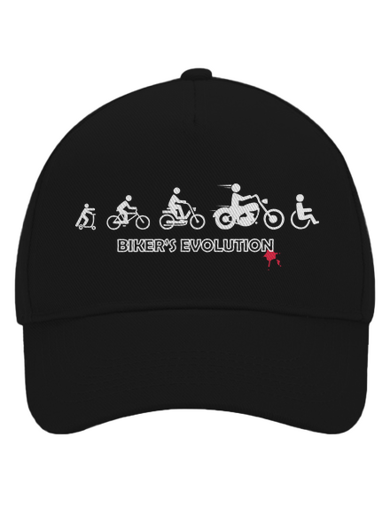 Bikers evolution kšiltovka baseballka Black