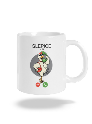 Slepice volá klasický hrnek White